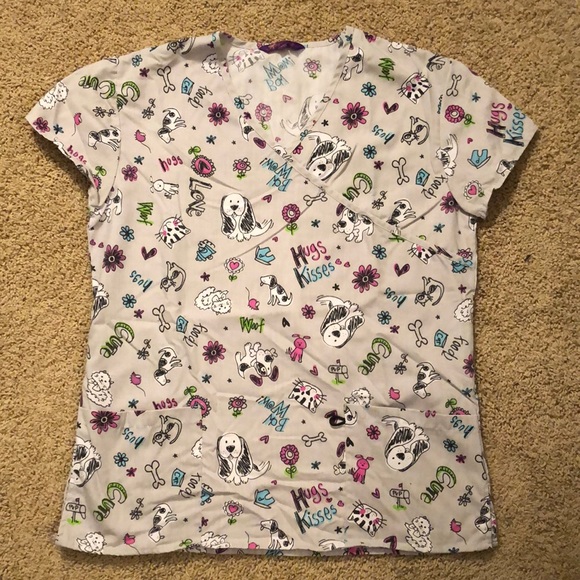 Tops Dog And Cat Animal Scrub Top Size Xs Poshmark